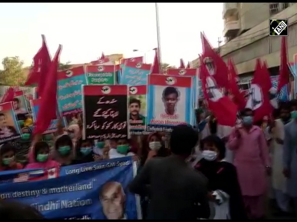 Sindhi nationalists hold protest for 'Free Sindhudesh’ in Karachi