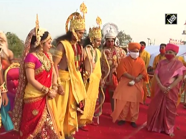 ‘Deepotsav’ celebrations: CM Yogi welcomes Ram and Sita in Ayodhya