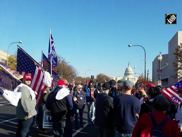 Thousands of Trump supporters in Washington protest against results of presidential elections