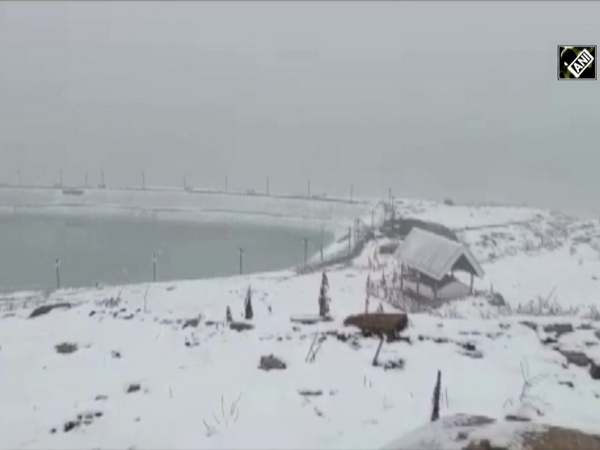 Watch: Auli hills covered in white sheet after fresh snowfall