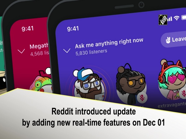 Reddit adds new real-time features with latest update
