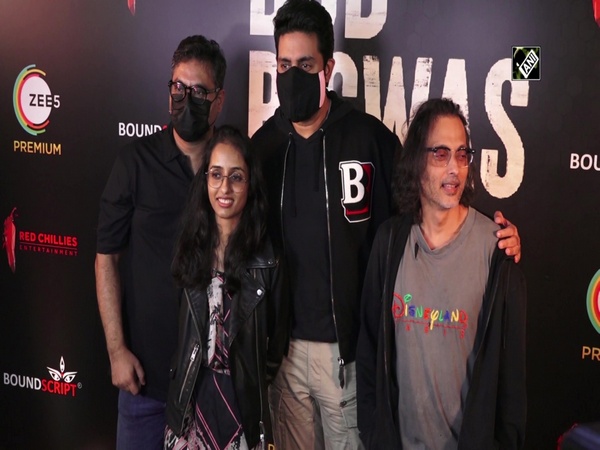 Abhishek Bachchan looks dapper at ‘Bob Biswas’ special screening