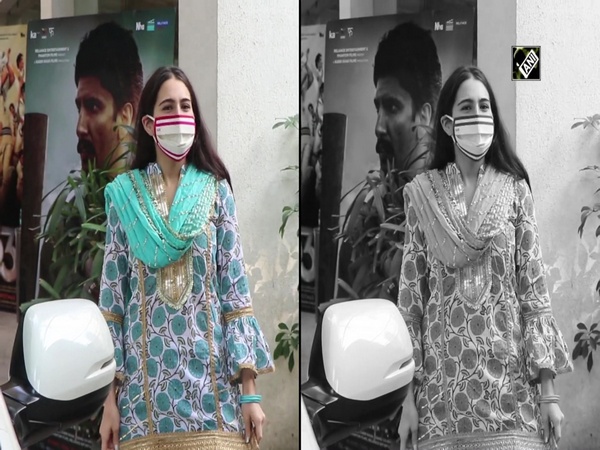 Sara Ali Khan aces ethnic attire in Mumbai