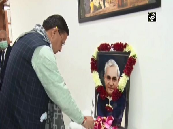 Uttarakhand CM Dhami pays tribute to Atal Bihari Vajpayee on his 97th birth anniversary