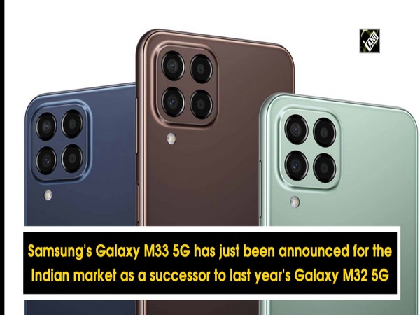 Samsung's Galaxy M33 5G launched in India with 6,000 mAh battery, Exynos 1280