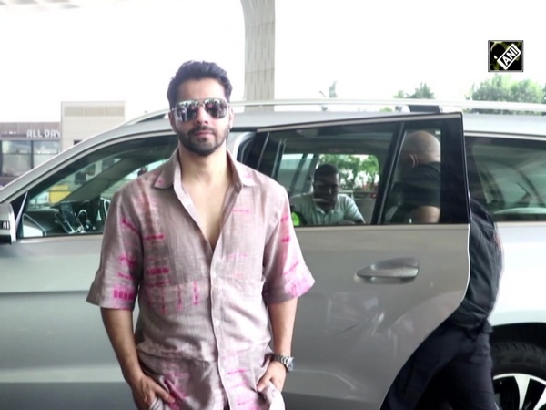 Varun Dhawan opts for cool comfy attire at Mumbai Airport