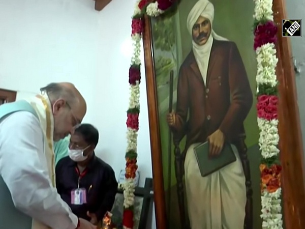 Amit Shah visits Mahakavi Bharathiyar Memorial Museum, Sri Aurobindo Ashram in Puducherry