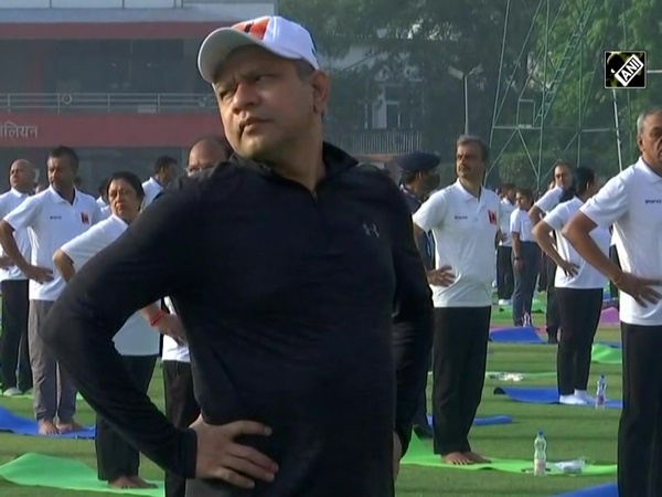 Union Railways Minister Vaishnaw takes part in Yoga session in Delhi ahead of International Yoga Day