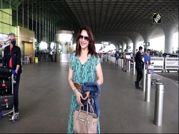 Madhuri Dixit stuns with her beauty in Mumbai