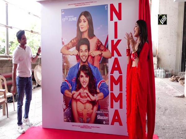 Shilpa Shetty, Abhimanyu unveil poster of upcoming movie ‘Nikamma’