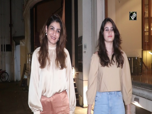 Actor Raveena Tandon captured with daughter outside restaurant in Mumbai