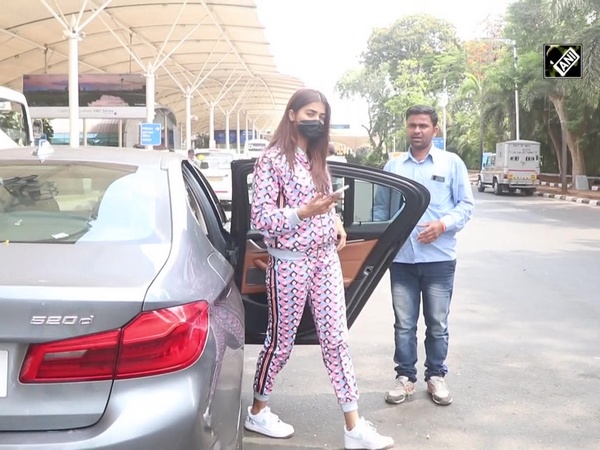 Actor Pooja Hegde spotted at airport in Mumbai