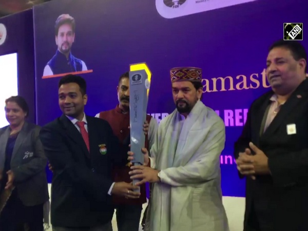 Union Minister Anurag Thakur attends Chess Olympiad Torch Relay in Dharamshala
