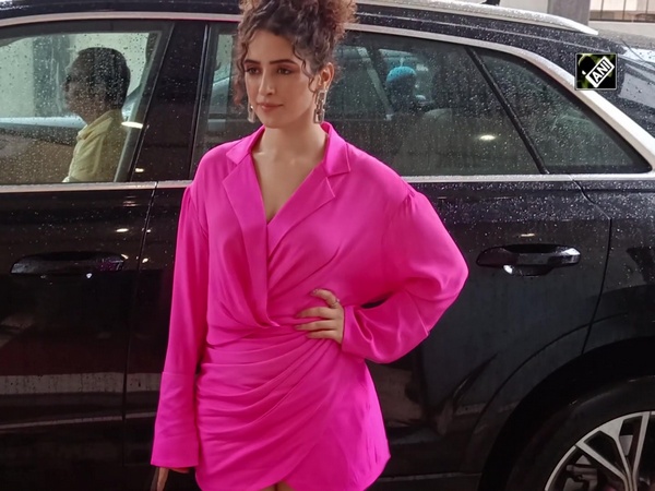 Sanya Malhotra photographed during promotion of ‘Hit the First case’