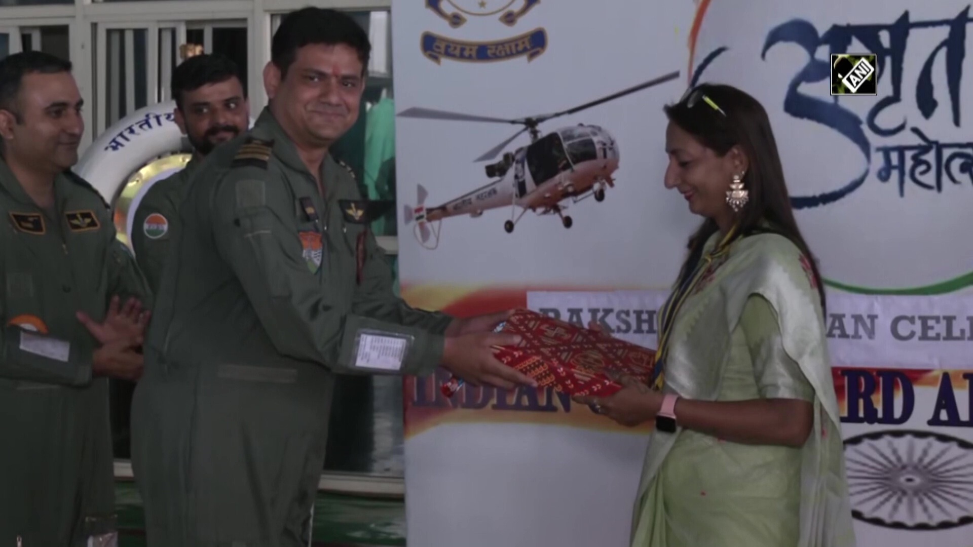 Raksha Bandhan 2022: Women tie Rakhi to Indian Coast Guard personnel in Daman