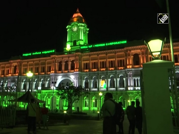 Chennai: Ripon building lit in tricolour ahead of 75th I-Day celebrations