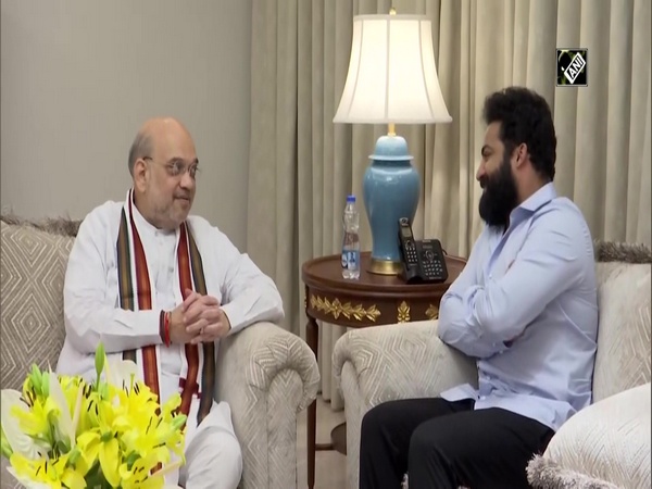 Amit Shah meets Tollywood actor Jr NTR in Hyderabad