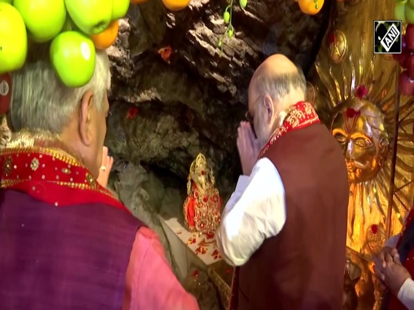 J&K: Amit Shah offers prayers at Mata Vaishno Devi Temple