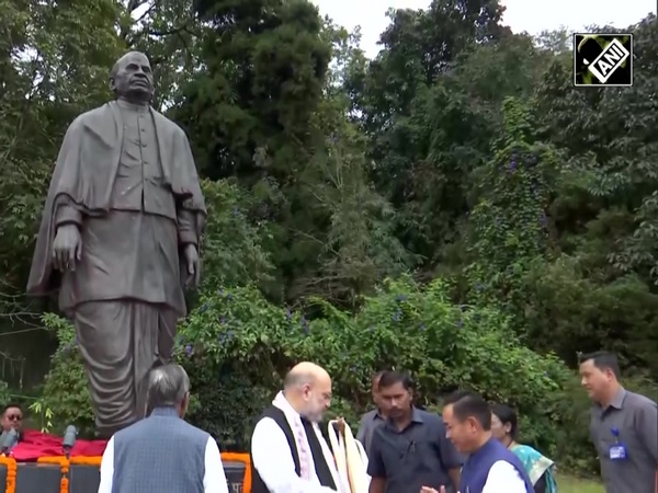 Sikkim: Amit Shah unveils statue of Sardar Vallabh Bhai Patel at Raj Bhawan in Gangtok