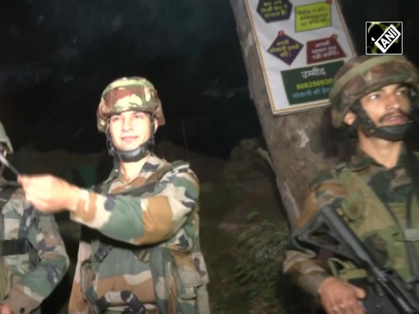 J&K: Indian Army soldiers celebrate Diwali in Akhnoor