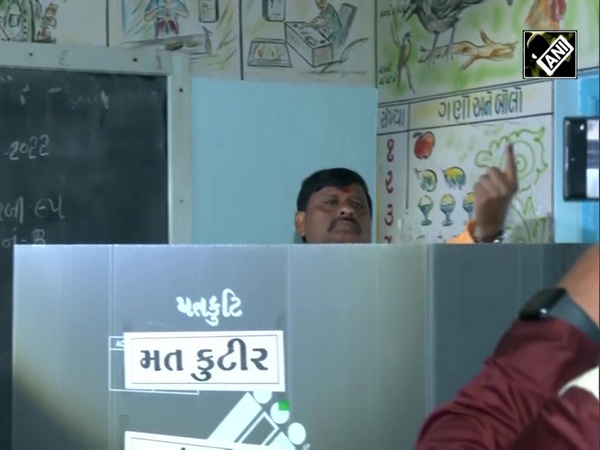 Gujarat Polls 2022: BJP Morbi candidate Amrutiya casts his vote