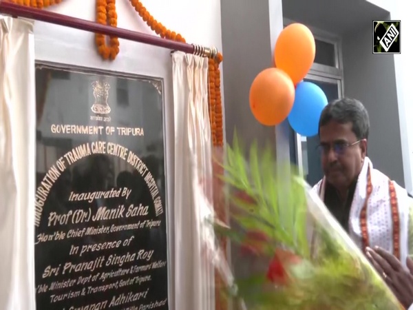 Tripura CM Manik Saha inaugurates Trauma care centre in Udaipur
