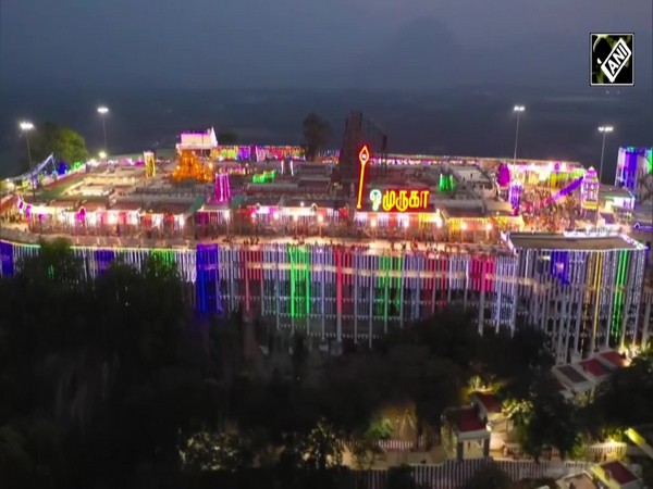 Watch: Palani Dhandayuthapani Swamy temple illuminates ahead of Kumbhabhishekam