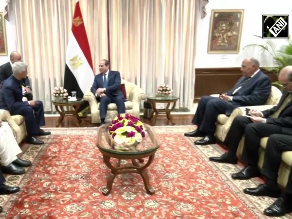 Egyptian President Abdel Fattah El-Sisi meets EAM S Jaishankar ahead of Republic Day