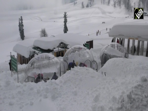 J&K: Glass igloos become centre of attraction for tourists in snow-covered Gulmarg