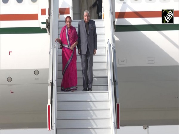 Vice President Jagadeep Dhankhar arrives in Delhi after his two-day visit to London
