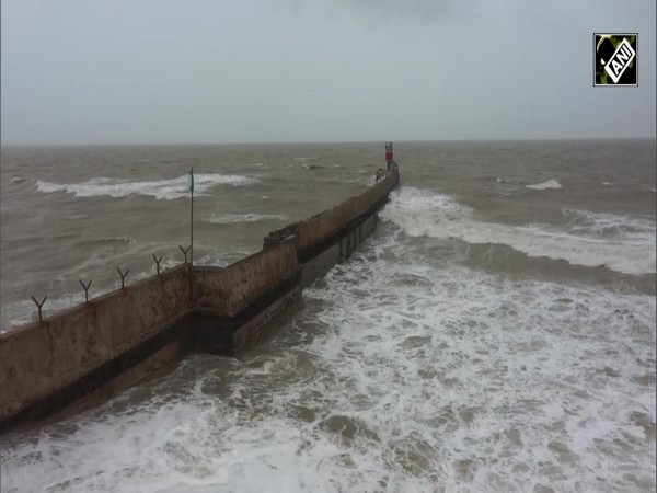 Cyclone Biparjoy: Drone captures deserted Mandvi beach with strong winds, high tides