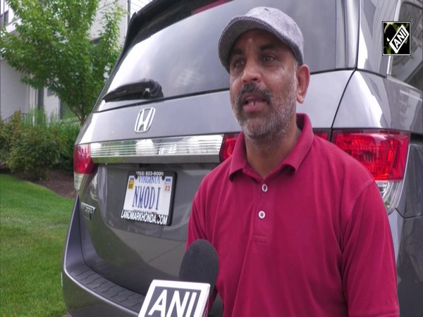 Expatriate Indian prepares his car with ‘N Modi’ number plate ahead of PM Modi’s State Visit to USA
