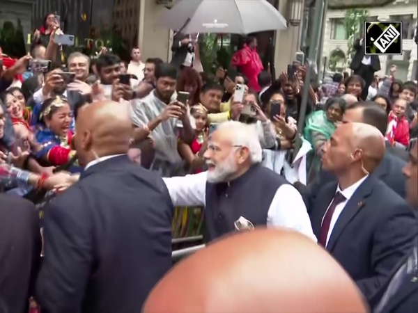 PM Modi gets grand welcome from Indian Diaspora at Hotel Intercontinental Willard in Washington DC