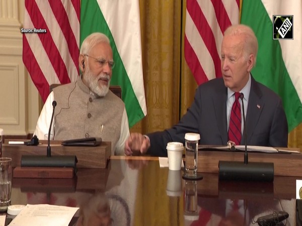 US President Joe Biden jokes with PM Modi at Business leaders meet in White House