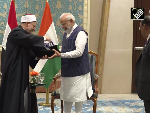 PM Modi meets Grand Mufti of Egypt Shawki Ibrahim Abdel-Karim Allam in Cairo