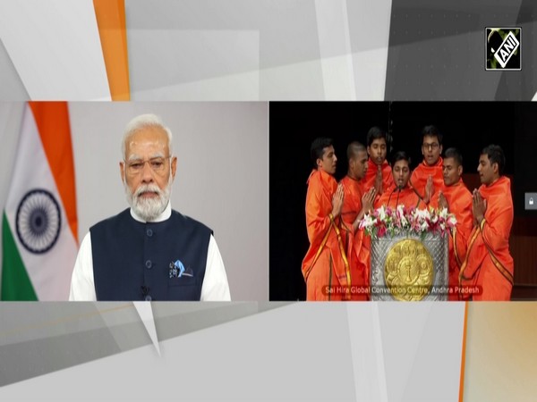 Inaugural ceremony of Sai Hira Global Convention Centre in AP by PM Modi starts with Vedic chants