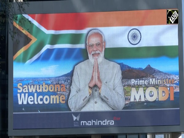 Johannesburg ready to host 15th BRICS Summit, digital screens welcoming PM Modi put up across city