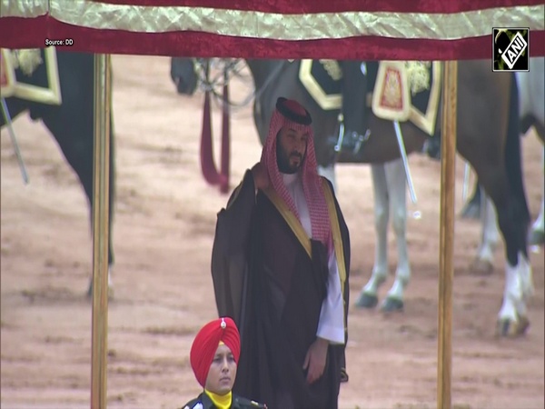 Saudi Arabia’s Crown Prince Mohammed bin Salman receives ceremonial reception at Rashtrapati Bhavan