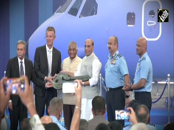 Defence Minister Rajnath Singh formally inducts C-295 transport aircraft into IAF