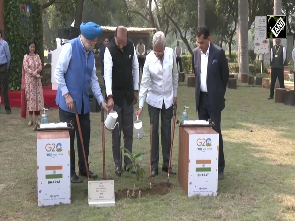 EAM S Jaishankar, Hardeep Singh Puri attend G20 Tree Plantation Ceremony