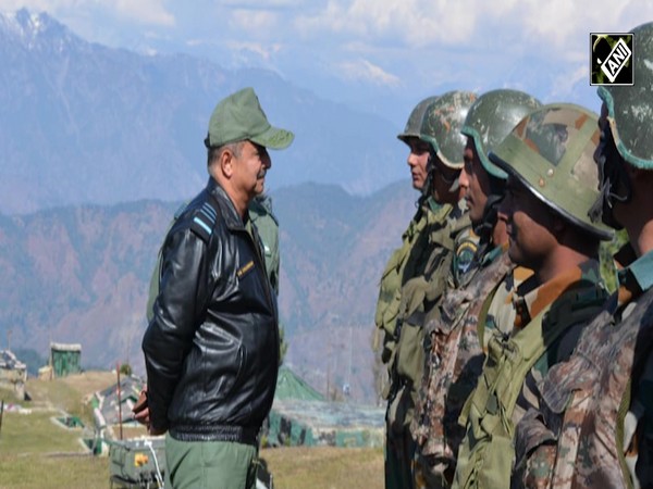 Air Chief Marshal VR Chaudhari visits LoC forward posts on Dusshera to boost morale of IAF troops