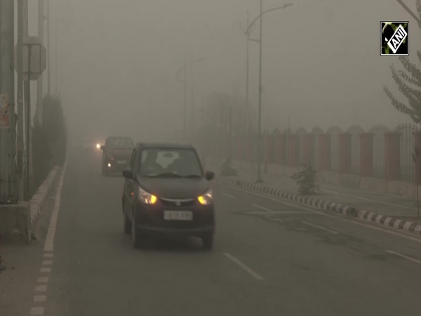 J&K: Cold wave grips Srinagar; fog reduces visibility on roads