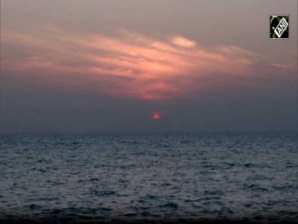 Stunning morning visuals from Lagoon Beach in Lakshadweep