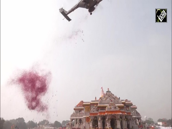 ‘Pushp Varsha’ at Ayodhya’s Ram Mandir as ‘Pran Pratishtha’ begins