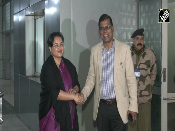 Delhi: Fiji Deputy Prime Minister Biman Prasad arrives in Delhi, to meet EAM Jaishankar