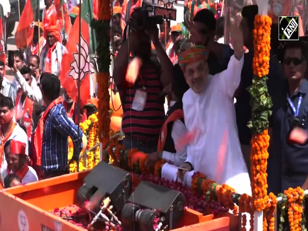 Lok Sabha Elections 2024: Home Minister Amit Shah holds roadshow in Ahmedabad