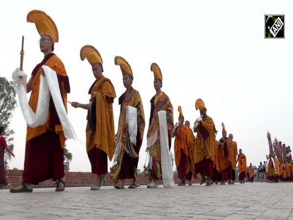 Monks & followers mark Buddha's birth anniversary with chants and meditation