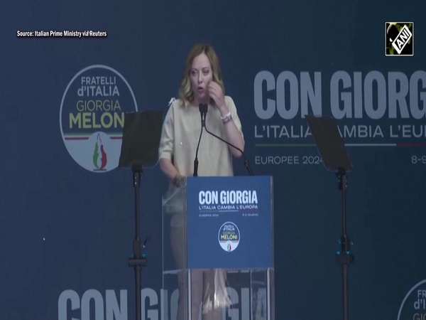 Watch: Italian PM Meloni makes crowd roar with her moves at rally as she concludes EU poll campaign