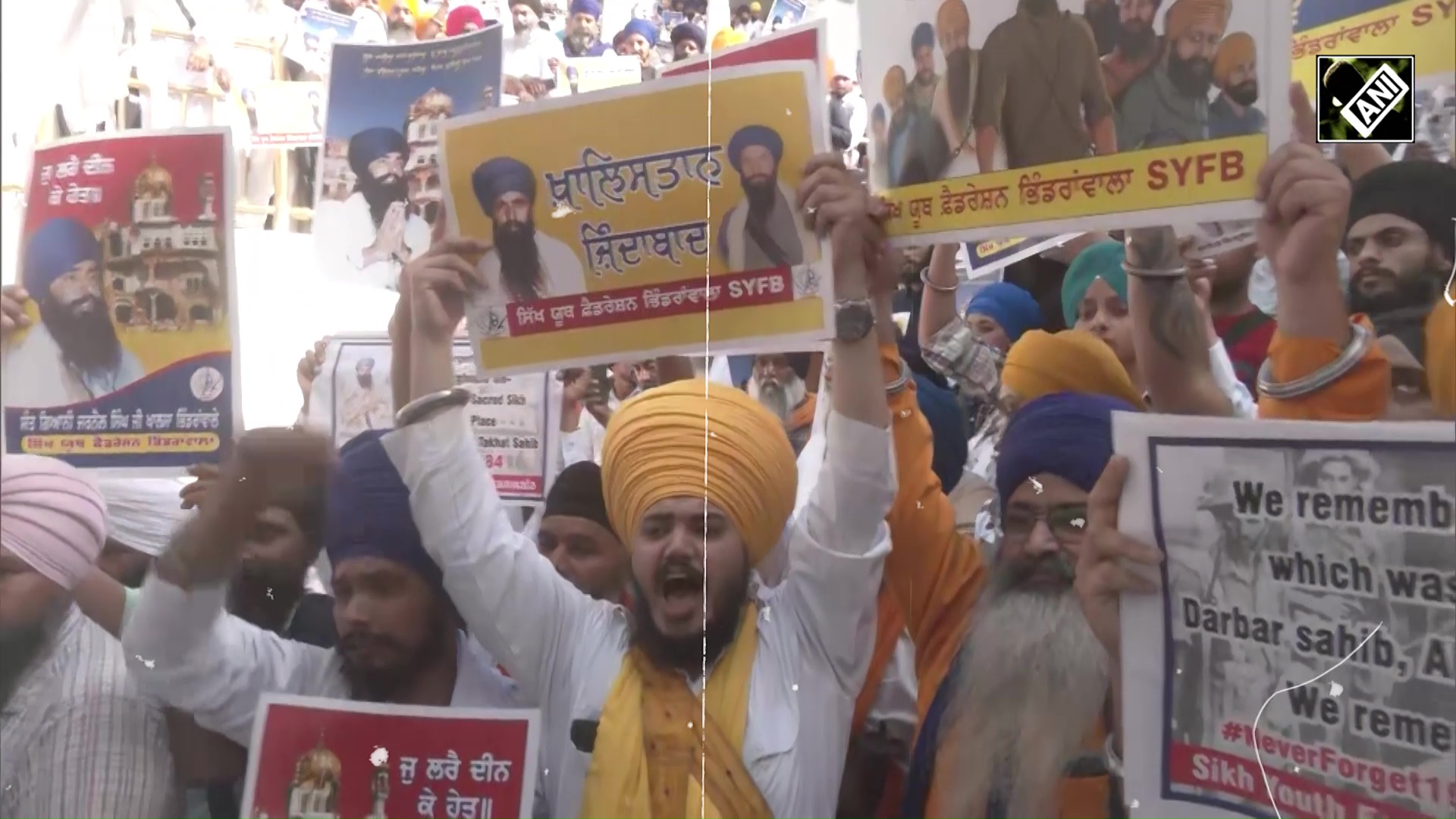 Pro-Khalistani slogans raised inside Golden Temple in Amritsar on Operation Blue Star Anniversary