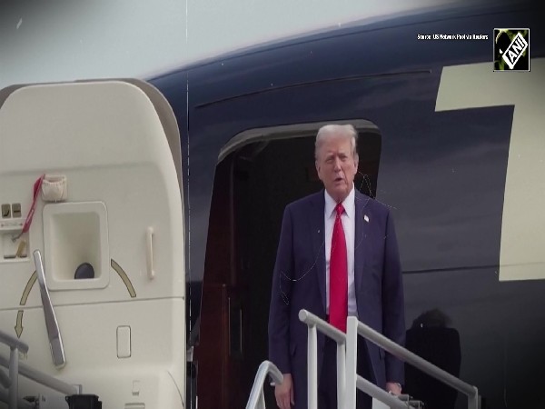 Former US President Donald Trump arrives in Atlanta ahead of Presidential debate